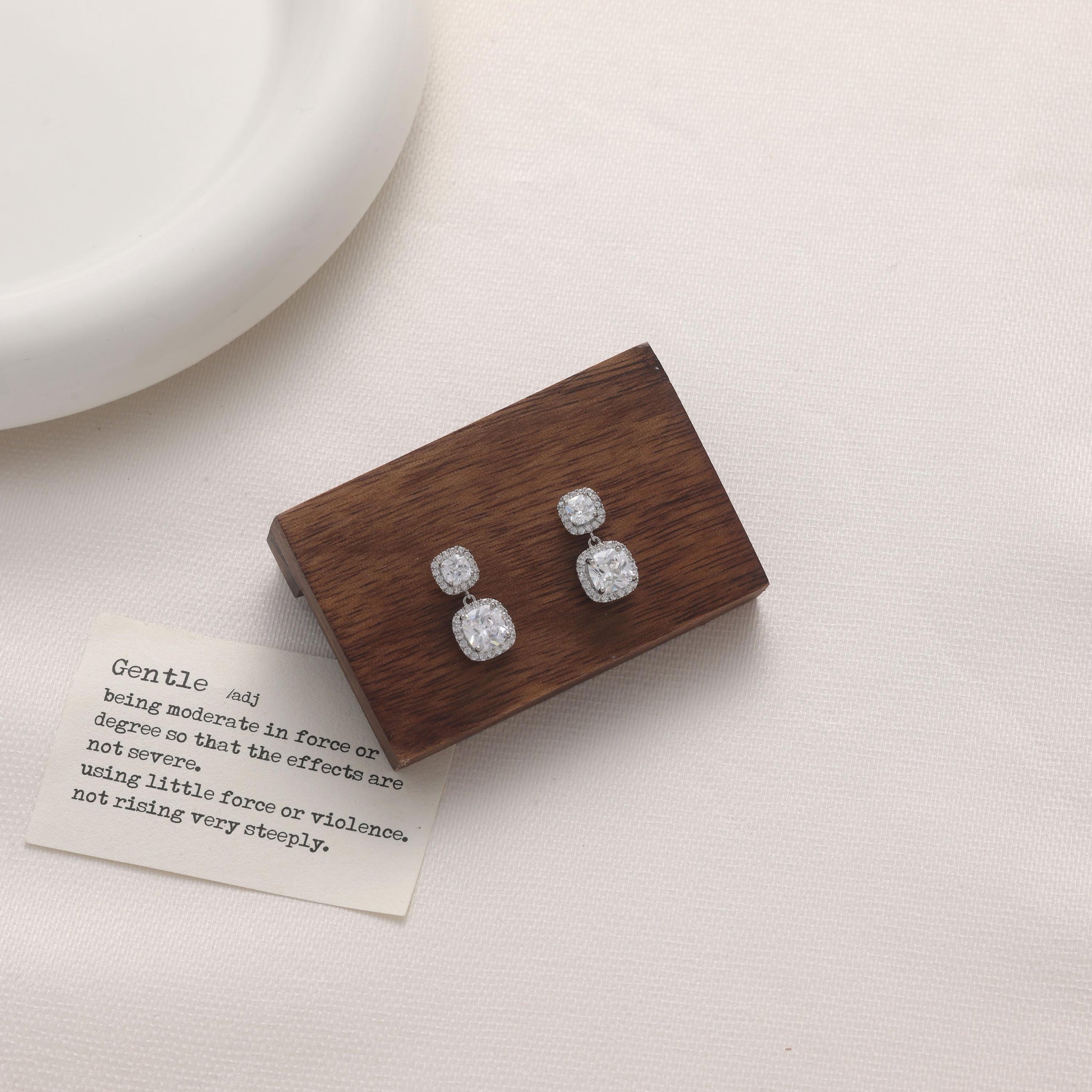 Zirconia Earrings1058