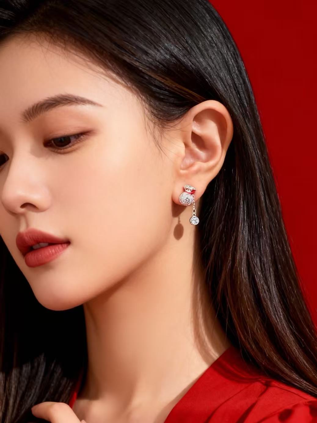 Zirconia Earrings1073