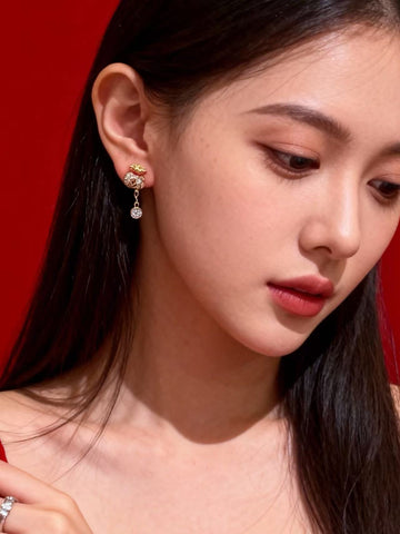 Zirconia Earrings1073