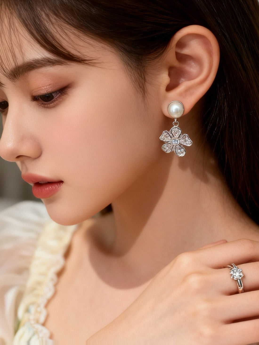 Zirconia Earrings1074