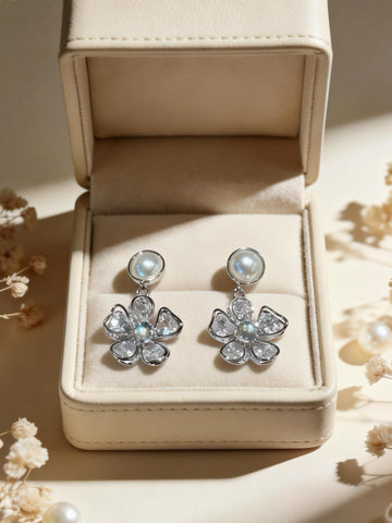 Zirconia Earrings1074