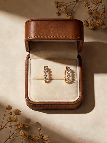 Zirconia Earrings1076