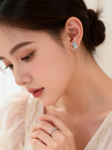 Zirconia Earrings1078