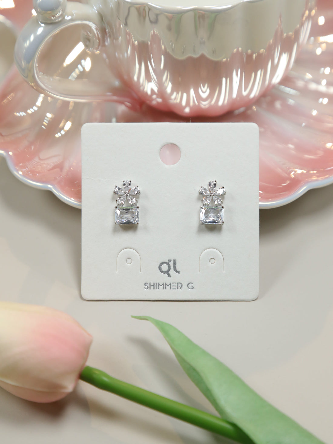 Zirconia Earrings1004